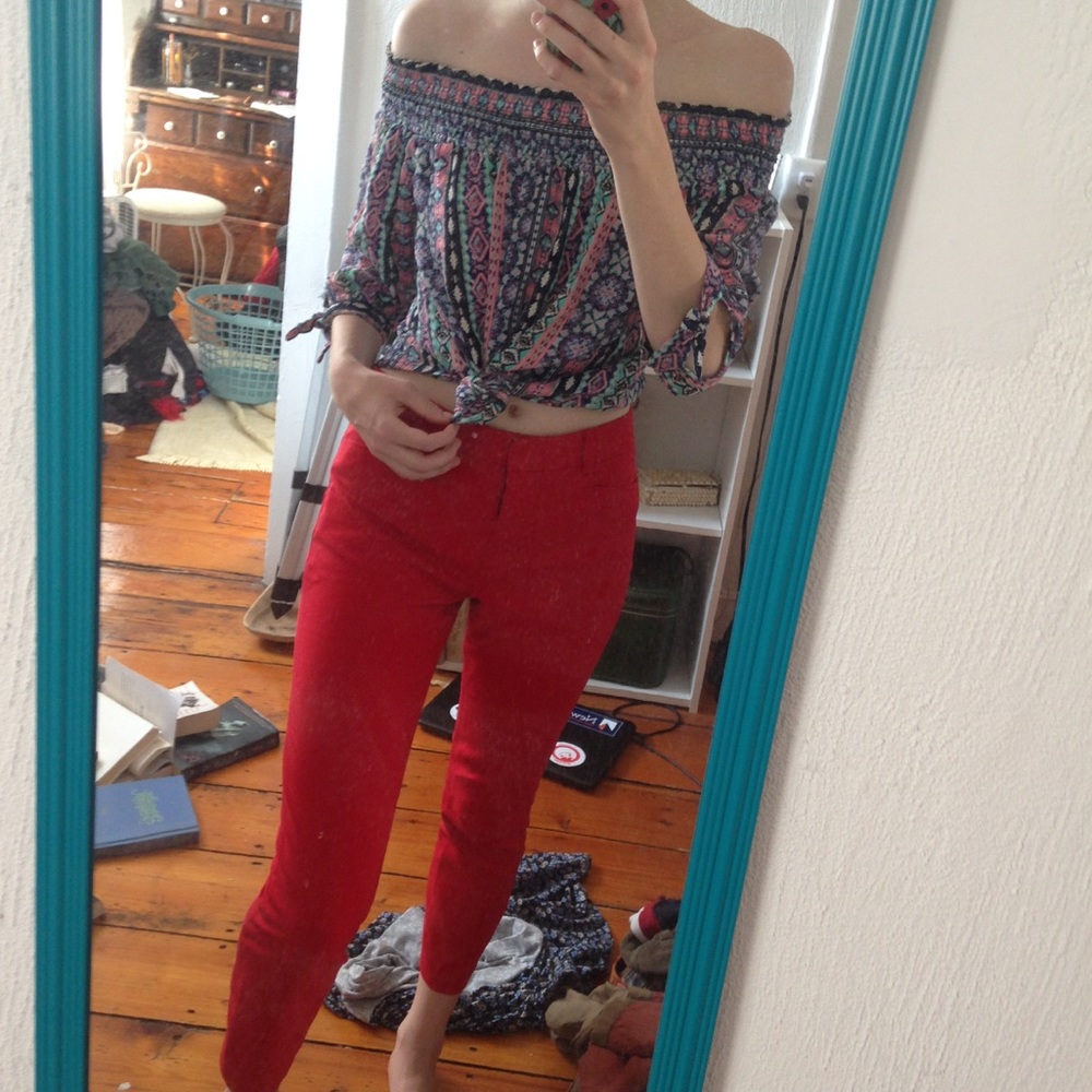 Off the shoulder boho blouse